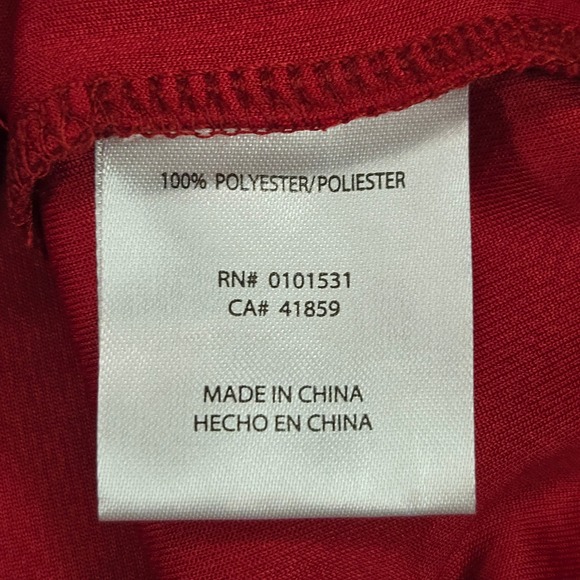 Peanuts Charlie Brown Football Jersey Style Shirt Red White Size Large NWT - Picture 8 of 12